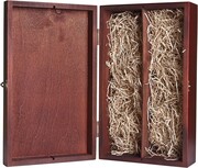 Wooden Case Bourgogne for 2 bottles (1,5 L), pine