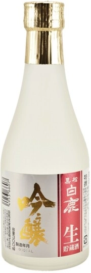 На фото изображение Hakushika Ginjo Namachozo, 0.3 L (Хакусика Гиндзё Намачодзо объемом 0.3 литра)