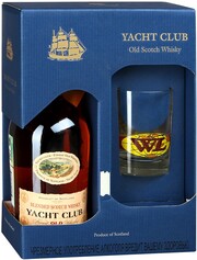 Yacht Club, gift box with glass, 0.7 л