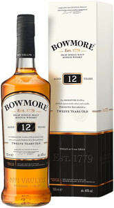 Bowmore 12 Years Old, gift box, 0.7 L