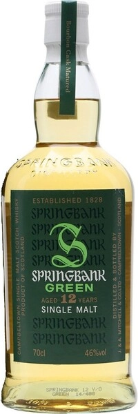 Виски «Springbank» Green, 12 Years Old, в подарочной коробке, 0.7