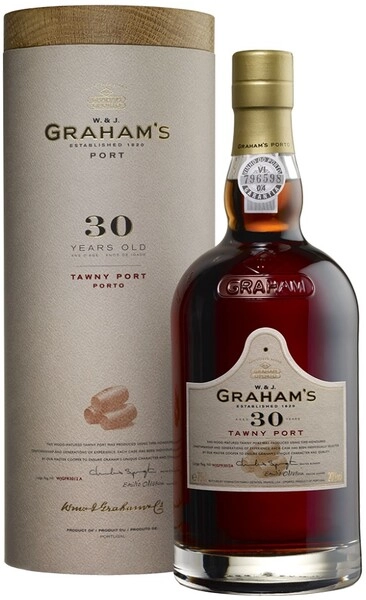 古酒　W & J Graham's 30 Year Old Tawny Port Портвейн сладкий Грэм'с Тони 30 лет выдержки, gift tube, 0.75 л