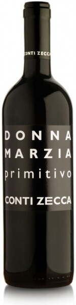 На фото изображение Donna Marzia Primitivo Salento IGT, 2008, 0.75 L (Донна Марция Примитиво объемом 0.75 литра)