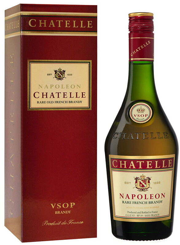 Brandy Chatelle, Napoleon VSOP, gift box, 700 ml Chatelle, Napoleon VSOP,  gift box – price, reviews