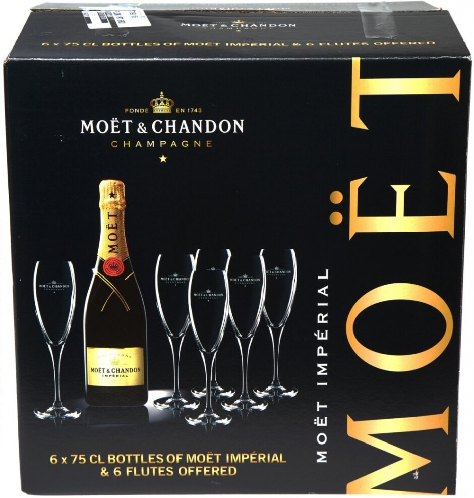Moët & Chandon Brut Imperial decorated with cut glass stones - GH