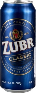 Zubr Classic, in can, 0.5 л