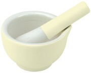 Contento, Steady М, Mortar with pestle, Beige