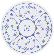 Kahla, Blau Saks, Dinner Plate, White/Blue