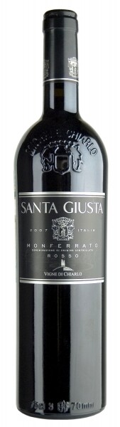 На фото изображение Santa Giusta Rosso Monferrato DOC, 2007, 0.75 L (Санта Джуста Россо Монферрато, 2007 объемом 0.75 литра)