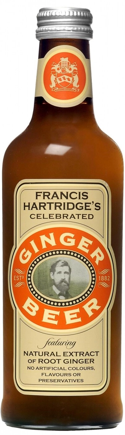 Hartridges Celebrated Traditional Ginger Beer (330ml) Glass