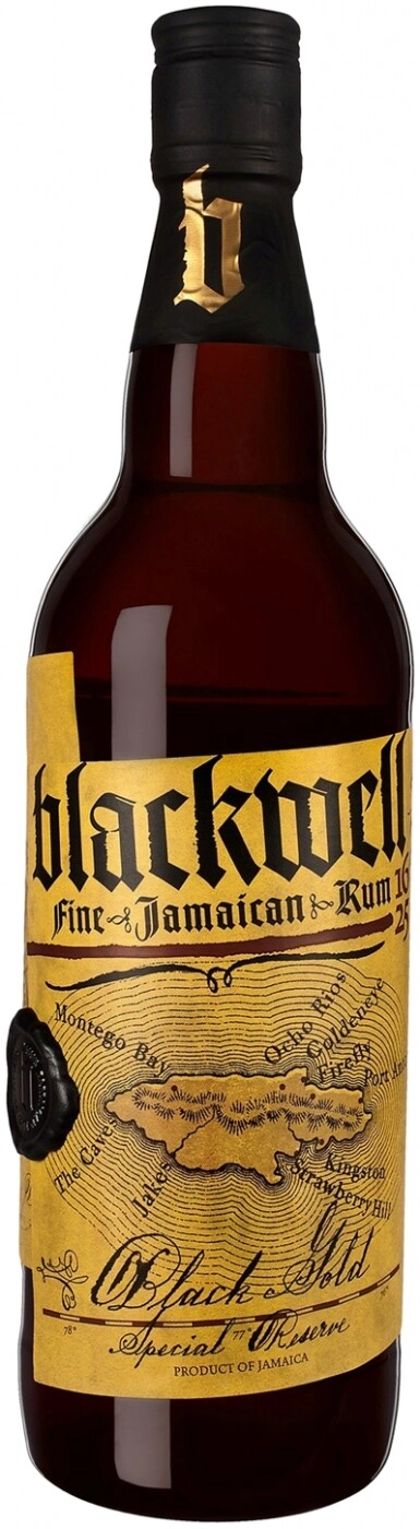 Rum Blackwell Black Gold, Special Reserve Fine Rum, Jamaica, 700