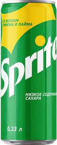 Sprite, in can, 0.33 L