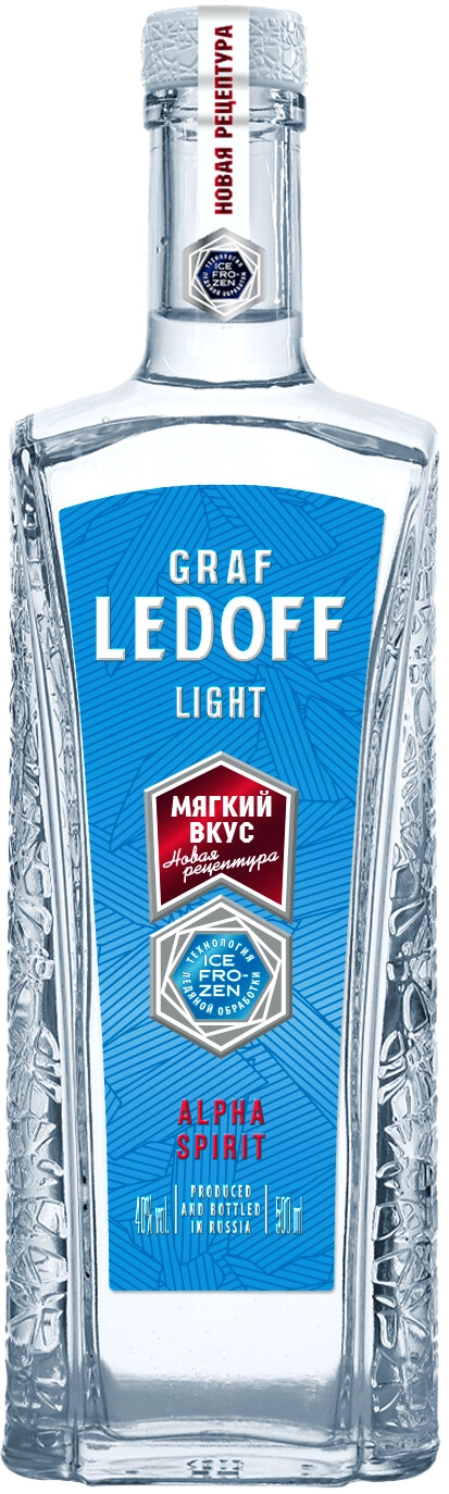 Vodka Graf Ledoff Light, 500 ml Graf Ledoff Light – price, reviews