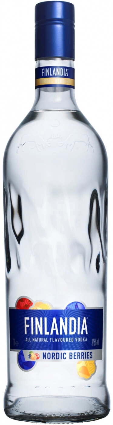 Vodka Finlandia, Nordic Berries, 1000 ml Finlandia, Nordic Berries