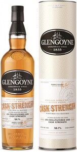 Glengoyne Cask Strength Batch 1 (58,7%), gift box, 0.7 л