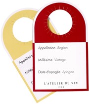 LAtelier du Vin, 40 cellar identification labels Etiquettes-temoins
