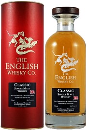Виски English Whisky, Classic Single Malt, in decanter & gift tube, 0.7 л