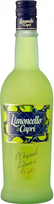На фото изображение Limoncello di Capri, 1 L (Лимончелло ди Капри объемом 1 литр)