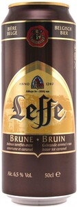 Leffe Brune, in can, 0.5 л