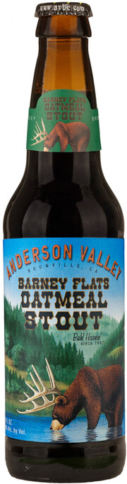 In the photo image Anderson Valley, Barney Flats Oatmeal Stout, 0.355 L