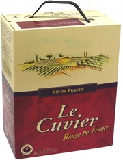 In the photo image Les Grands Chais de France, Le Cuvier Rouge, Bag in Box, 3 L