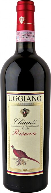 In the photo image Uggiano, Chianti Riserva DOCG, 2004, 1.5 L