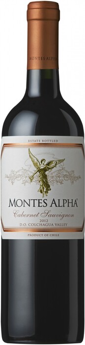 In the photo image Montes, Alpha Cabernet Sauvignon, 2012, 0.75 L