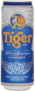 Tiger Beer, in can, 0.5 л
