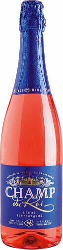 In the photo image Moscow Champagne Winery, Champ du Roi, Rose Semi-Sweet, 0.75 L