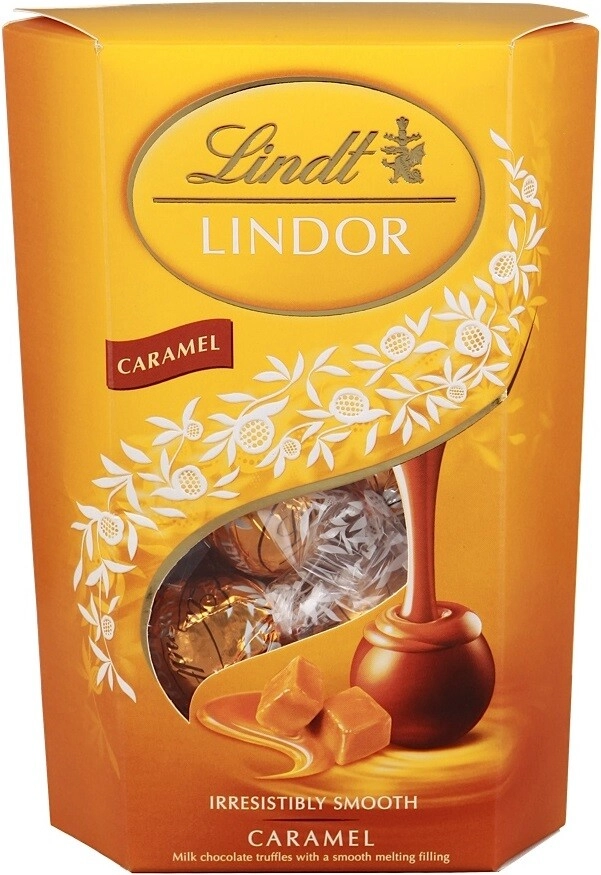 Lindt Lindor tablette de chocolat lait caramel sel 200g - Hollande