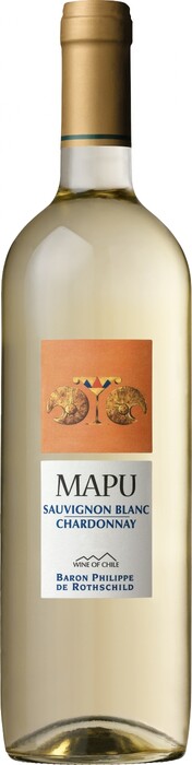 In the photo image Baron Philippe de Rothschild, MAPU Sauvignon Blanc Chardonnay, 2014, 0.75 L