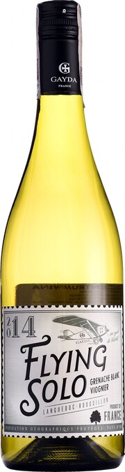 In the photo image Gayda, Flying Solo Grenache Blanc-Viognier, 0.75 L