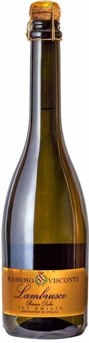 Игристое вино Lambrusco Massimo Visconti Bianco Dolce