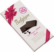 Шоколад The Belgian, Dark Chocolate No Sugar Added, 53% cocoa, 100 г