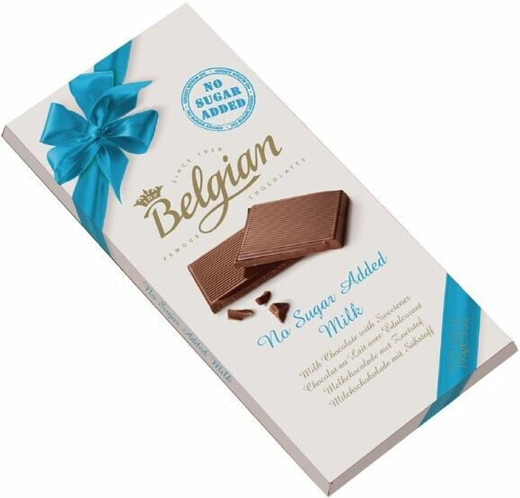 The Belgian Milk Chocolate No Sugar Added 100