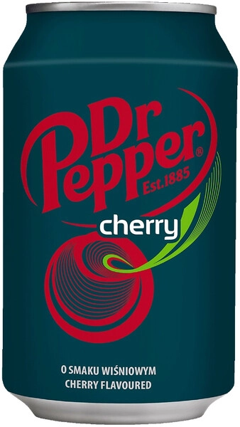 Вода «Dr. Pepper» Cherry, in can, 0.33 л — купить воду «Доктор