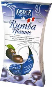 Franz Kastner, Rumba Pflaume in Dunkler Schokolade, 125 g