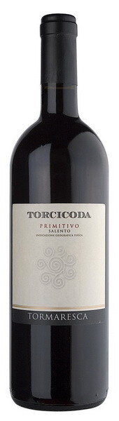 На фото изображение Torcicoda Primitivo Salento IGT 2008, 0.75 L (Торчикода Примитиво Саленто ИГТ 2008 объемом 0.75 литра)