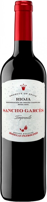 In the photo image Patrocinio, Sancho Garces Tempranillo, Rioja DOC, 0.75 L