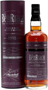 Benriach Pedro Ximenez Sherry Finish Triple Distilled, 17 Years Old, 1998, in tube, 0.7 л