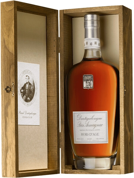 Арманьяк Dartigalongue Hors D'Age, Bas Armagnac AOC, decanter