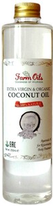 Farm Oils Extra Virgin & Organic Coconut Oil, 250 ml