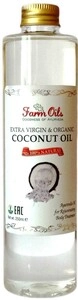 Farm Oils Extra Virgin & Organic Coconut Oil, 250 мл