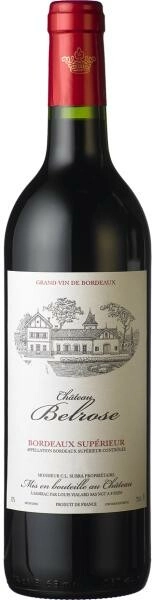 Wine Chateau Belrose, Bordeaux Superieur AOC, 2014, 750 ml Chateau