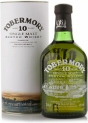 In the photo image Tobermory 10 years old, gift box, 0.7 L