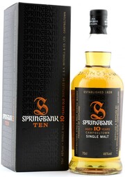 In the photo image Springbank 10 years old, gift box, 0.7 L