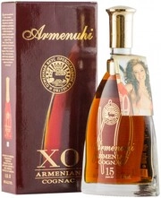 Armenuhi XO 15 Years Old, gift box, 0.5 л