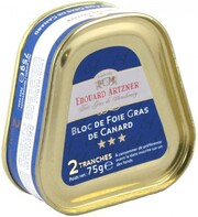 Блок фуа-гра Edouard Artzner, Bloc de Foie Gras de Canard, metal box, 75 г