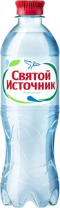 Минеральная вода Святой Источник Газированная, в пластиковой бутылке, 0.5 л