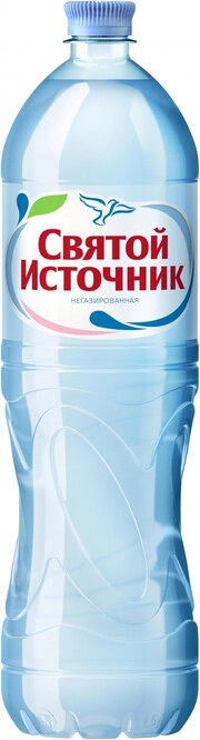 На фото изображение Святой Источник Негазированная, в пластиковой бутылке, объемом 1.5 литра (Svyatoy Istochnik Still, PET 1.5 L)